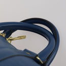 LOUIS VUITTON Epi Keepall 55 Boston Bag Toledo Blue M42955 LV Auth 182624-8