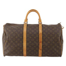 LOUIS VUITTON Monogram Keepall 50 Boston Bag M41426 LV Auth 182626-13