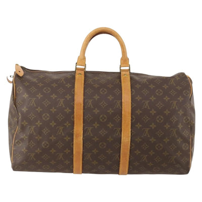 LOUIS VUITTON Monogram Keepall 50 Boston Bag M41426 LV Auth 182626 - 0