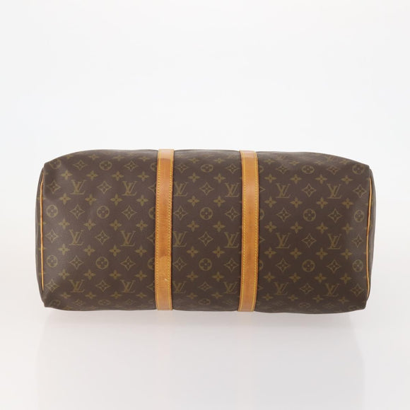 LOUIS VUITTON Monogram Keepall 50 Boston Bag M41426 LV Auth 182626
