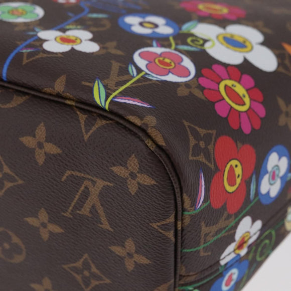 LOUIS VUITTON Monogram Takashi Murakami Neverfull MM Bag M13271 LV Auth 182628SM