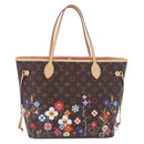 LOUIS VUITTON Monogram Takashi Murakami Neverfull MM Bag M13271 LV Auth 182628SM-13