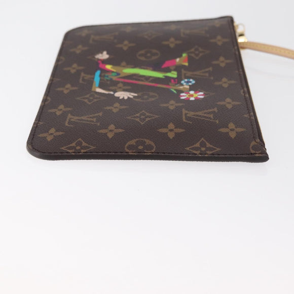 LOUIS VUITTON Monogram Takashi Murakami Neverfull MM Bag M13271 LV Auth 182628SM