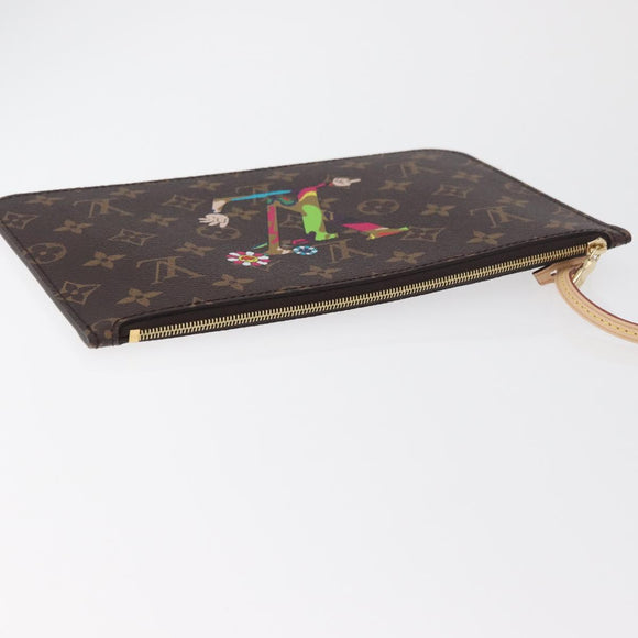 LOUIS VUITTON Monogram Takashi Murakami Neverfull MM Bag M13271 LV Auth 182628SM