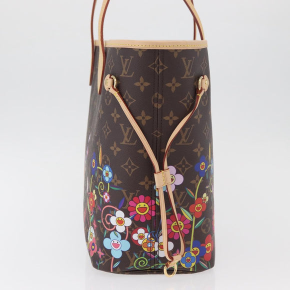 LOUIS VUITTON Monogram Takashi Murakami Neverfull MM Bag M13271 LV Auth 182628SM