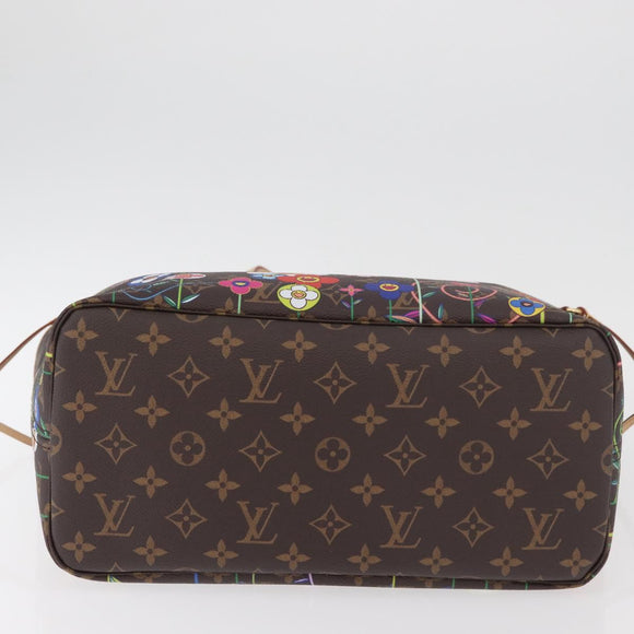 LOUIS VUITTON Monogram Takashi Murakami Neverfull MM Bag M13271 LV Auth 182628SM