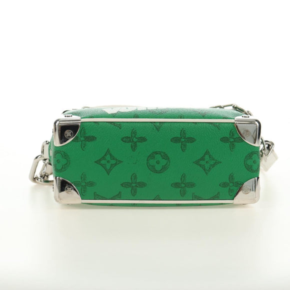 LOUIS VUITTON Monogram Everyday Mini Soft Trunk Bag Green M80816 Auth 182630M