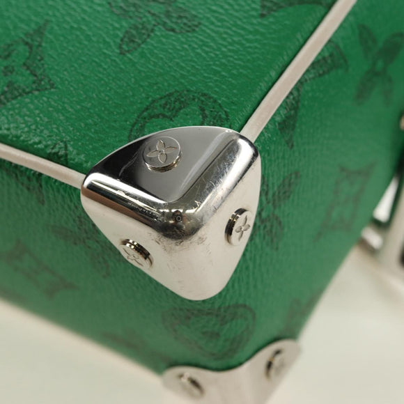 LOUIS VUITTON Monogram Everyday Mini Soft Trunk Bag Green M80816 Auth 182630M