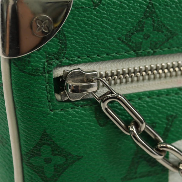 LOUIS VUITTON Monogram Everyday Mini Soft Trunk Bag Green M80816 Auth 182630M