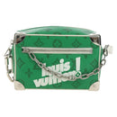 LOUIS VUITTON Monogram Everyday Mini Soft Trunk Bag Green M80816 Auth 182630M-13