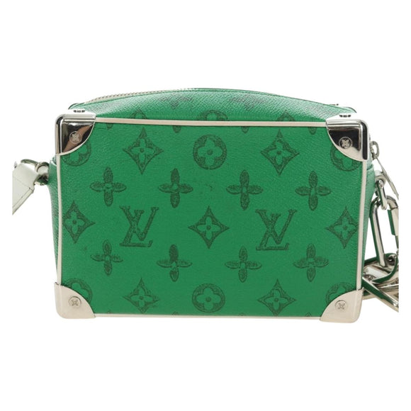 LOUIS VUITTON Monogram Everyday Mini Soft Trunk Bag Green M80816 Auth 182630M
