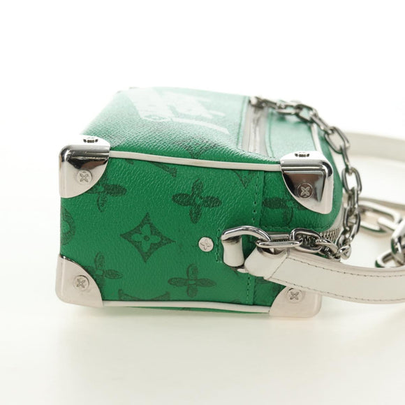 LOUIS VUITTON Monogram Everyday Mini Soft Trunk Bag Green M80816 Auth 182630M