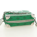 LOUIS VUITTON Monogram Everyday Mini Soft Trunk Bag Green M80816 Auth 182630M-6