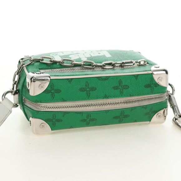 LOUIS VUITTON Monogram Everyday Mini Soft Trunk Bag Green M80816 Auth 182630M