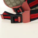 GUCCI GG Supreme Higuchi Yuko Sherry Line PVC Beige Silver 433578 Auth 182632SAV-9