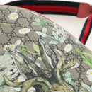GUCCI GG Supreme Higuchi Yuko Sherry Line PVC Beige Silver 433578 Auth 182632SAV-21