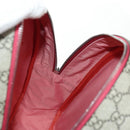 GUCCI GG Supreme Higuchi Yuko Sherry Line PVC Beige Silver 433578 Auth 182632SAV-26