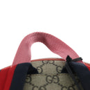GUCCI GG Supreme Higuchi Yuko Sherry Line PVC Beige Silver 433578 Auth 182632SAV-14
