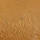 LOEWE Anagram Amazona 40 Hand Bag Leather Beige Gold Auth 182640-11