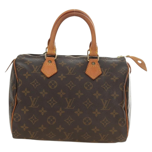 LOUIS VUITTON Monogram Speedy 25 Hand Bag M41528 LV Auth 182641SAM