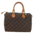 LOUIS VUITTON Monogram Speedy 25 Hand Bag M41528 LV Auth 182641SAM-3