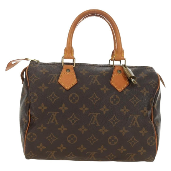 LOUIS VUITTON Monogram Speedy 25 Hand Bag M41528 LV Auth 182641SAM