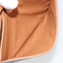 CELINE Macadam Canvas Shoulder Bag PVC Leather Brown Gold Auth 182644A-22