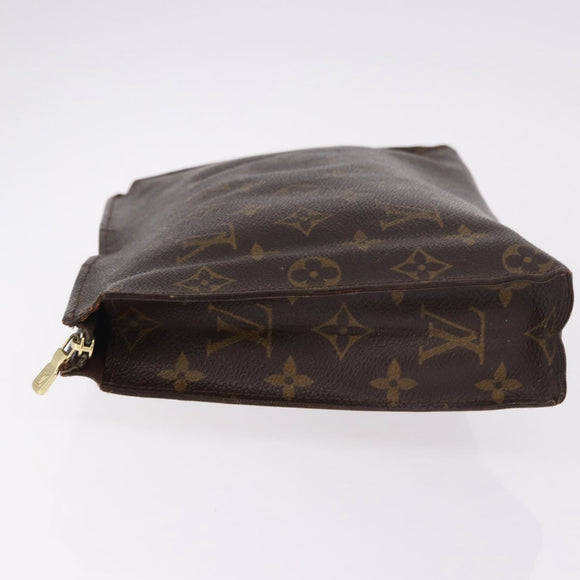 LOUIS VUITTON Monogram Poche Toilette 26 Pouch M47542 LV Auth 182646