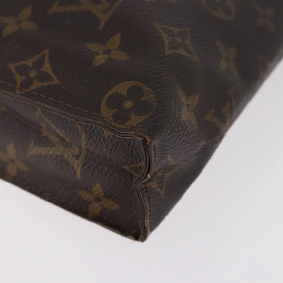 LOUIS VUITTON Monogram Poche Toilette 26 Pouch M47542 LV Auth 182646