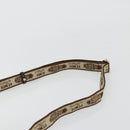 FENDI Zucca Canvas Celeria Shoulder Bag Black Brown Auth 182654A-8