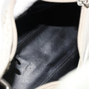 GUCCI GG Canvas Bamboo Umhängetasche Wildleder Grau Silber 001 2058 3008 Auth 182655-16