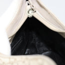 GUCCI GG Canvas Bamboo Umhängetasche Wildleder Grau Silber 001 2058 3008 Auth 182655-17