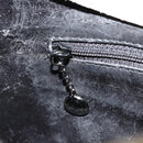 GUCCI GG Canvas Bamboo Umhängetasche Wildleder Grau Silber 001 2058 3008 Auth 182655-19