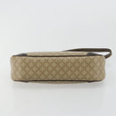 CELINE Macadam Canvas Accessory Pouch PVC Beige Gold Auth 182656-10