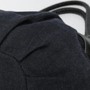 BURBERRY Blue Label Tote Bag Wool Gray Silver Auth 182657A-15