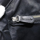 BURBERRY Blue Label Tote Bag Wool Gray Silver Auth 182657A-21