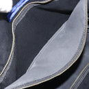BURBERRY Blue Label Tote Bag Wool Gray Silver Auth 182657A-22