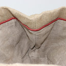 Miu Miu Hand Bag Canvas Beige Gold Auth 182663A-20