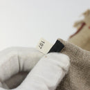 Miu Miu Hand Bag Canvas Beige Gold Auth 182663A-12