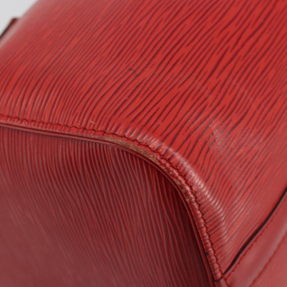 LOUIS VUITTON Epi Speedy 25 Hand Bag Castilian Red M43017 LV Auth 182664A