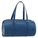 LOUIS VUITTON Epi Soufflot Hand Bag Blue M52225 LV Auth 182665A-1