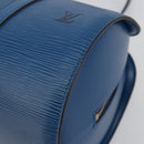 LOUIS VUITTON Epi Soufflot Hand Bag Blue M52225 LV Auth 182665A-9
