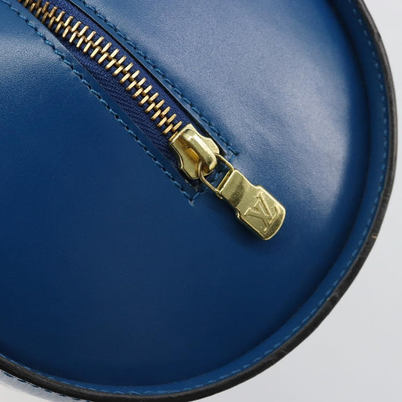 LOUIS VUITTON Epi Soufflot Hand Bag Blue M52225 LV Auth 182665A