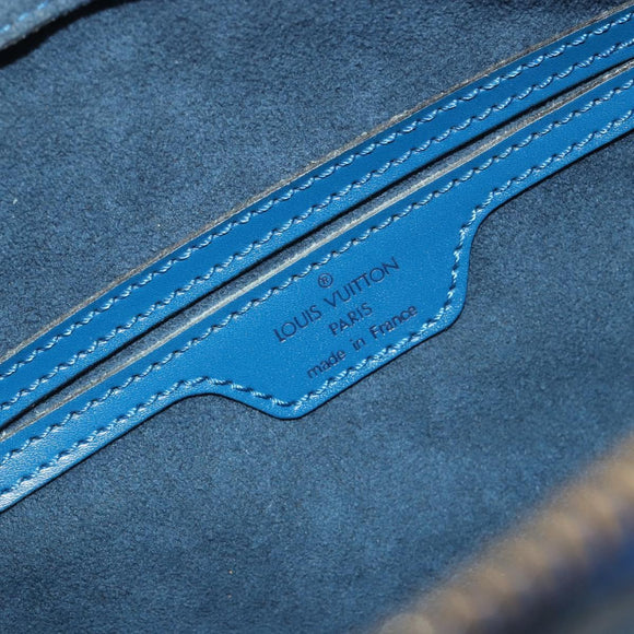 LOUIS VUITTON Epi Soufflot Hand Bag Blue M52225 LV Auth 182665A