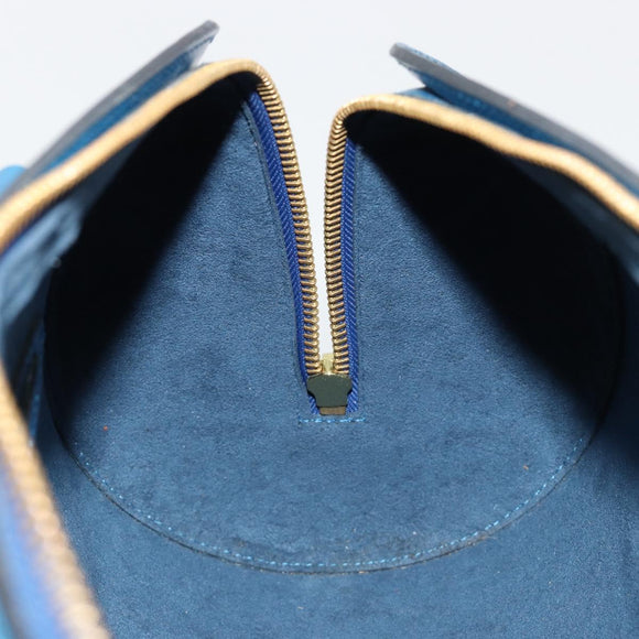 LOUIS VUITTON Epi Soufflot Hand Bag Blue M52225 LV Auth 182665A