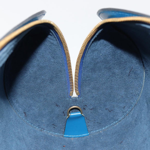 LOUIS VUITTON Epi Soufflot Hand Bag Blue M52225 LV Auth 182665A
