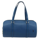 LOUIS VUITTON Epi Soufflot Hand Bag Blue M52225 LV Auth 182665A-13