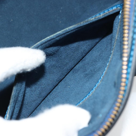 LOUIS VUITTON Epi Soufflot Hand Bag Blue M52225 LV Auth 182665A