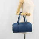LOUIS VUITTON Epi Soufflot Hand Bag Blue M52225 LV Auth 182665A-22