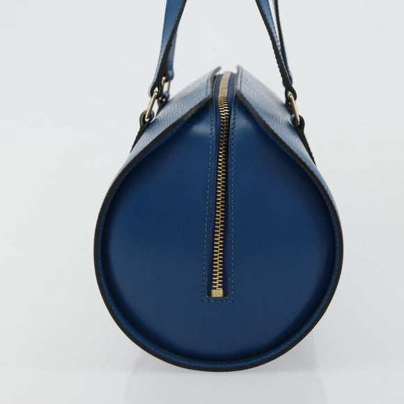 LOUIS VUITTON Epi Soufflot Hand Bag Blue M52225 LV Auth 182665A